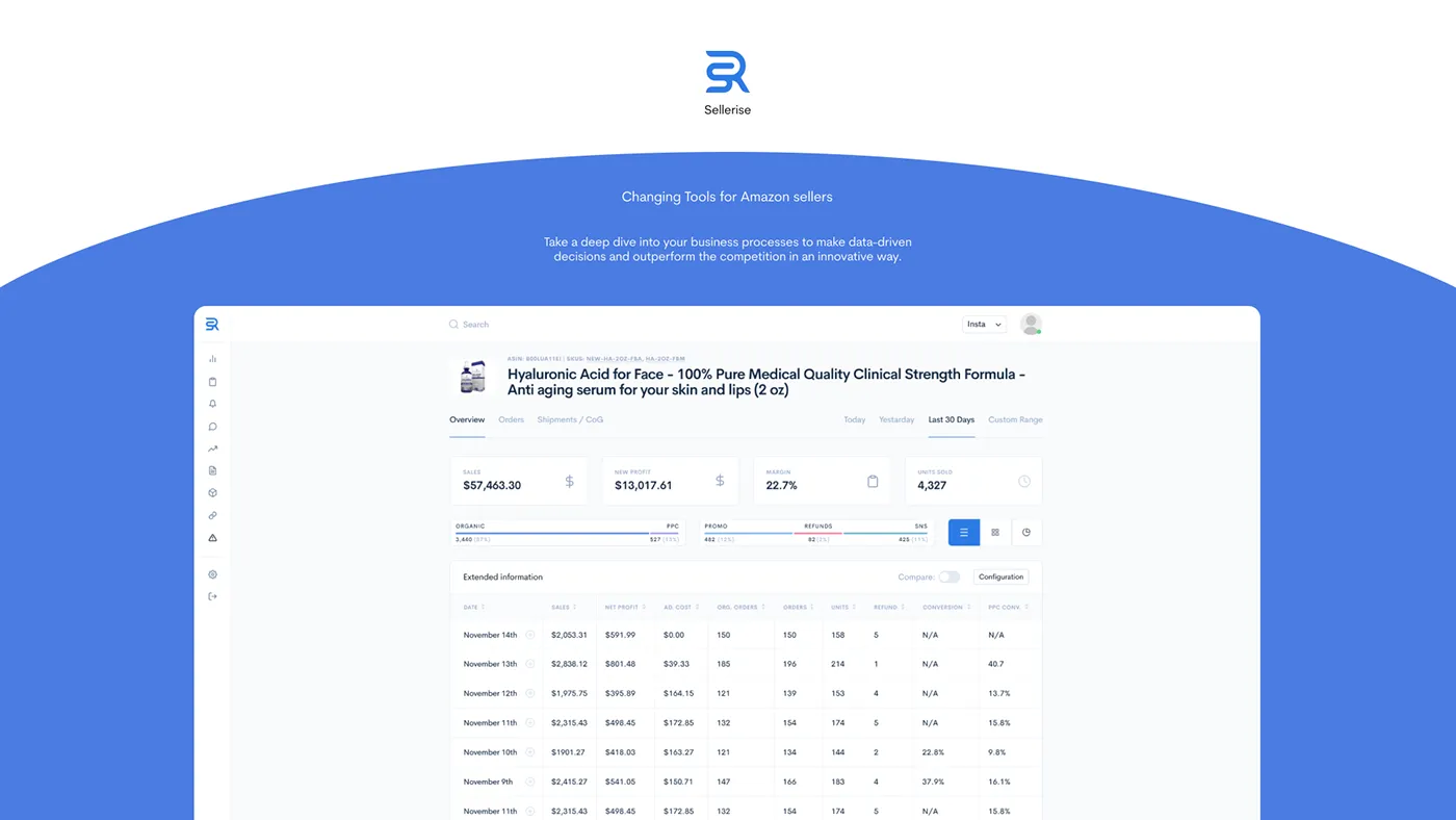Order-level tools live where sellers already work.