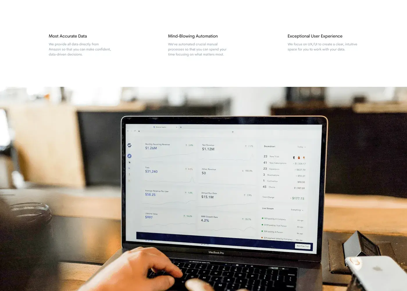 Project screen
